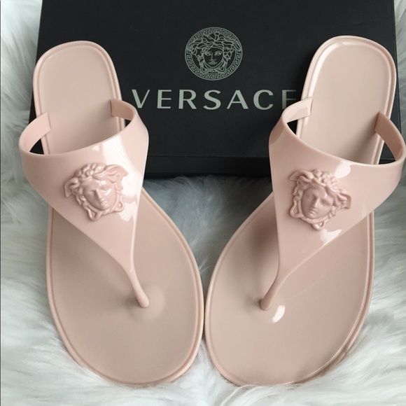 versace jelly heels